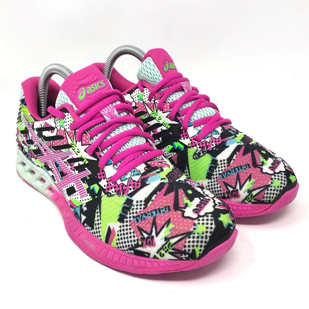 ASICS Fuse X Running Shoe Multi Pink Womens 8.5